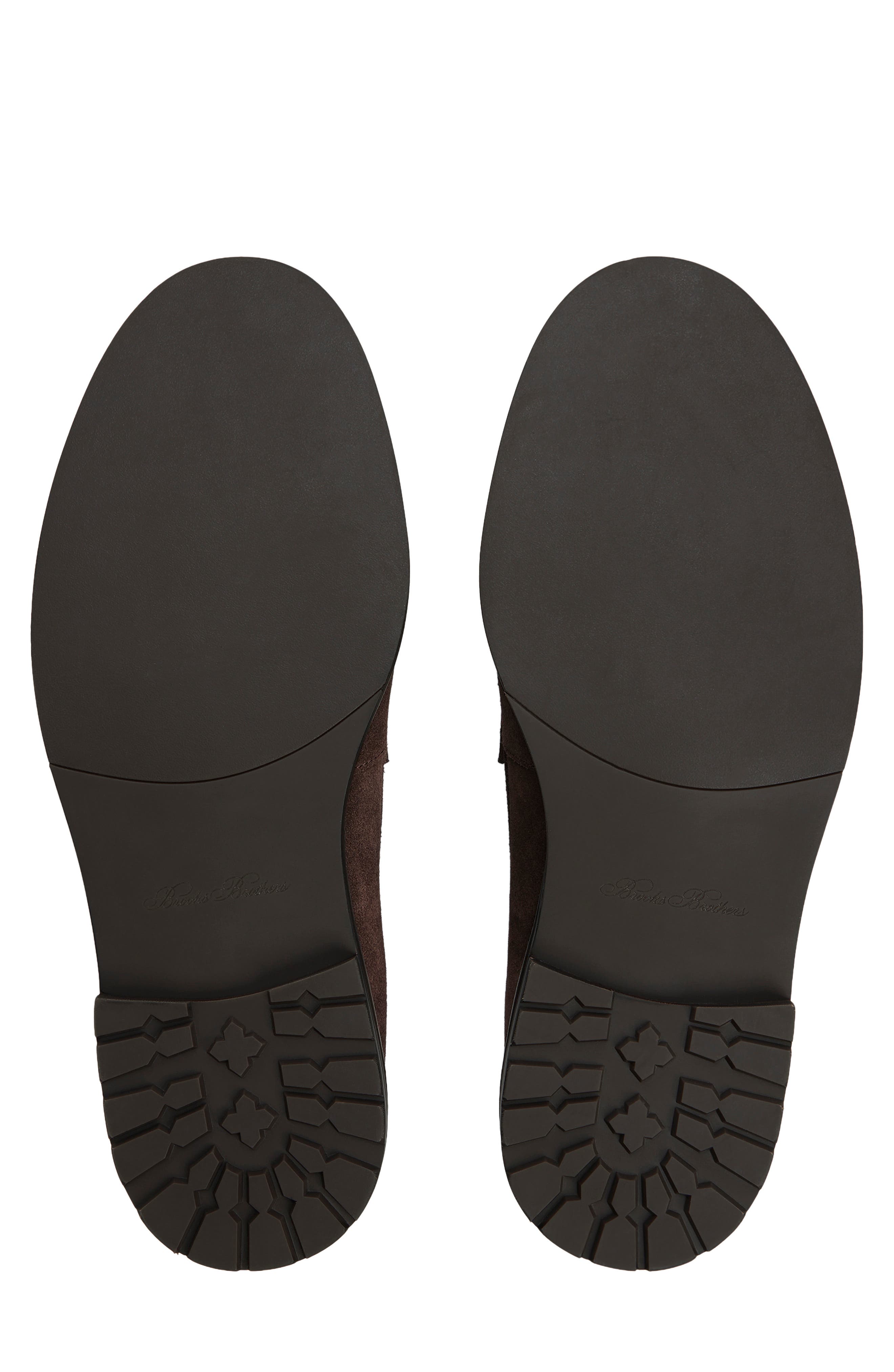 Astor Leather Penny Loafer, Alternate, color, DARK BROWN