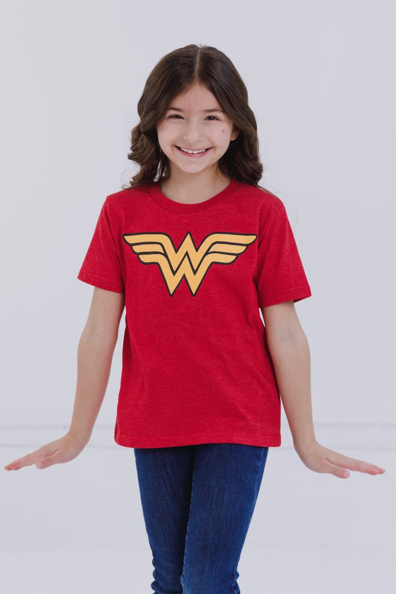 Justice League T-Shirt, Alternate, color, Wonder Woman Scarlet