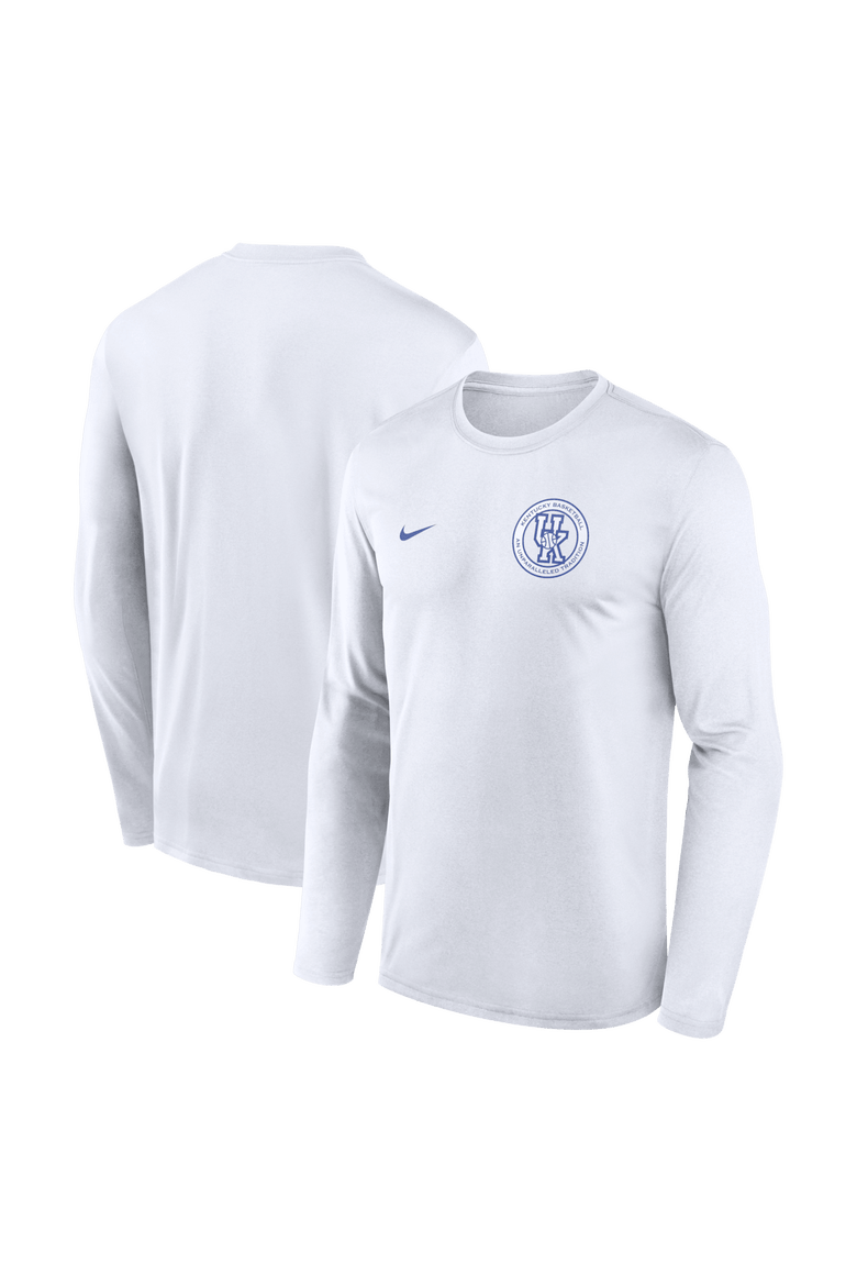 Men's Nike  White Kentucky Wildcats 1996 Anniversary Legend Dri-FIT Long Sleeve T-Shirt, Main, color, White
