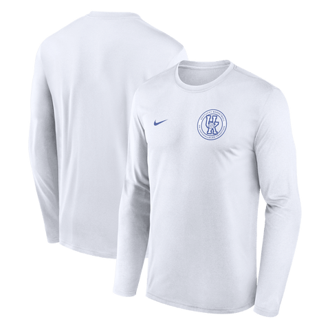Men's Nike  White Kentucky Wildcats 1996 Anniversary Legend Dri-FIT Long Sleeve T-Shirt