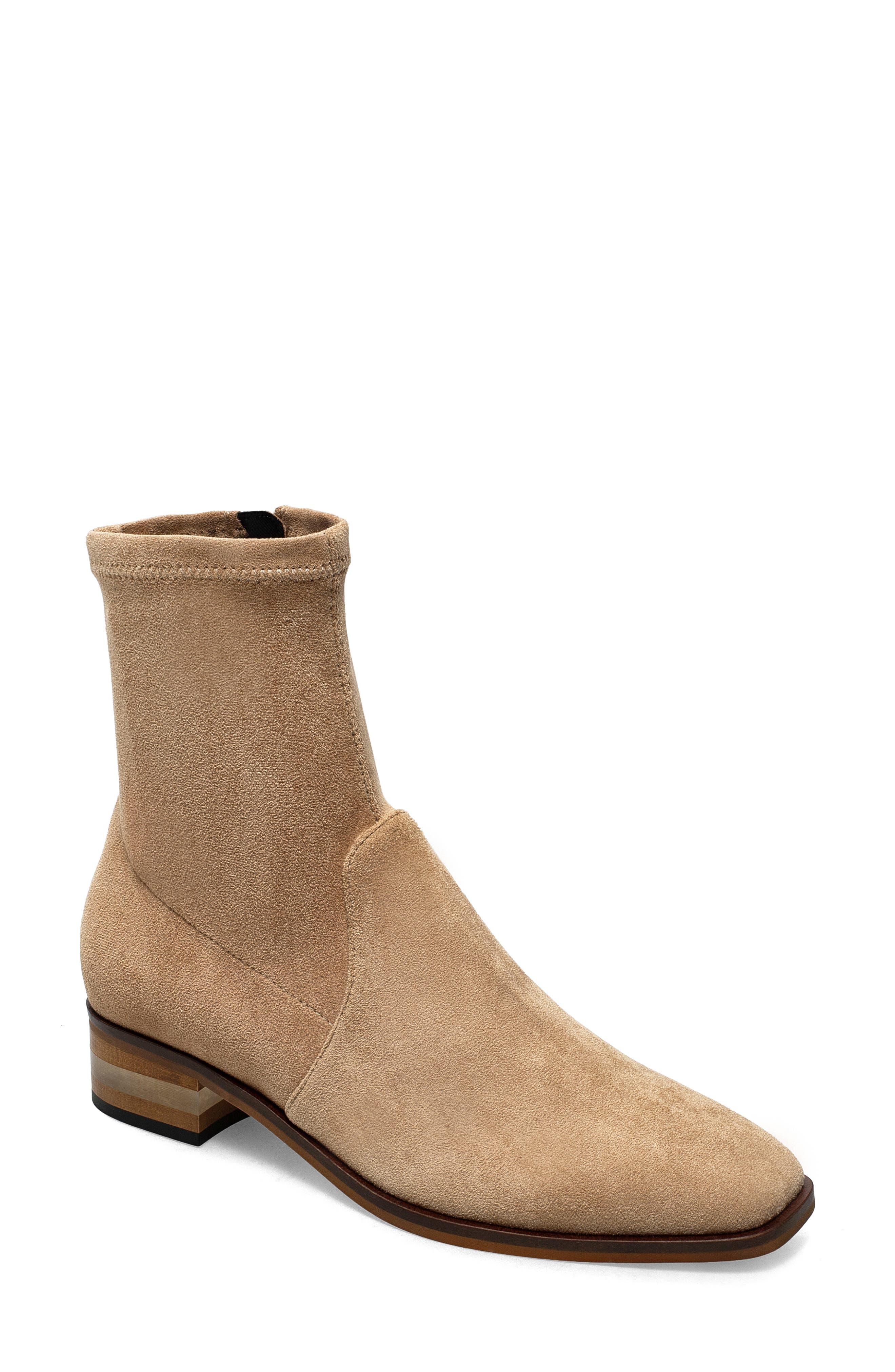 TAUPE STRETCH MICROSUEDE