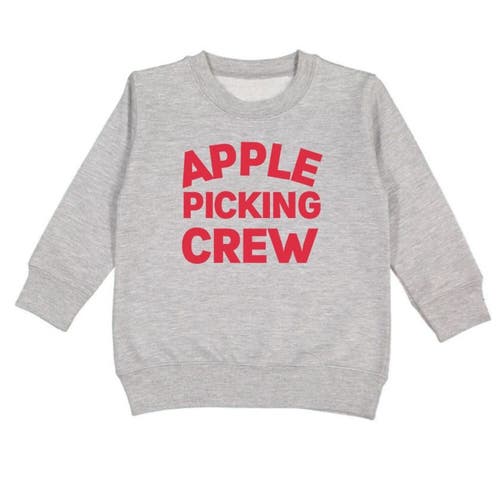 Sweet Wink Apple Picking Crew Sweatshirt in Grey  product