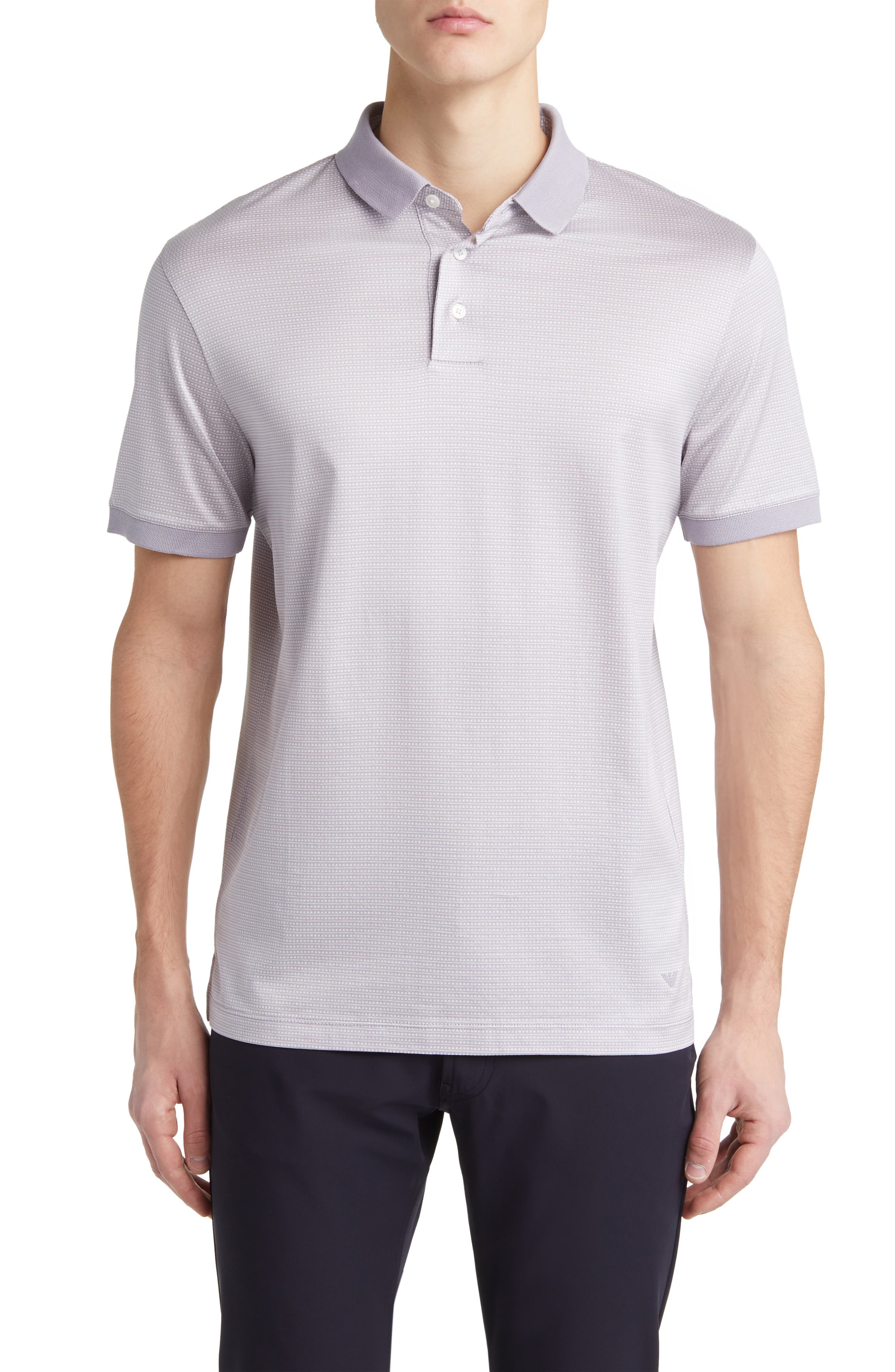 Micro Pattern Polo