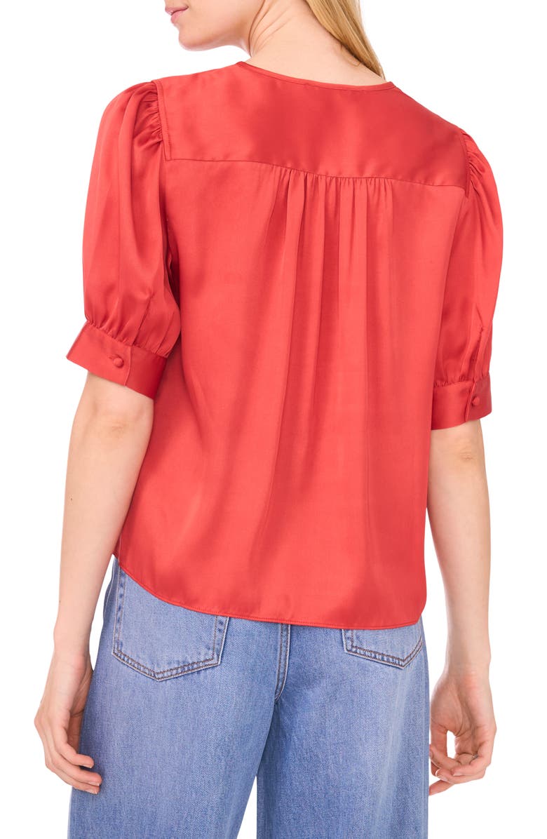 1.STATE Illusion Yoke Blouse, Alternate, color, Spiced Apple