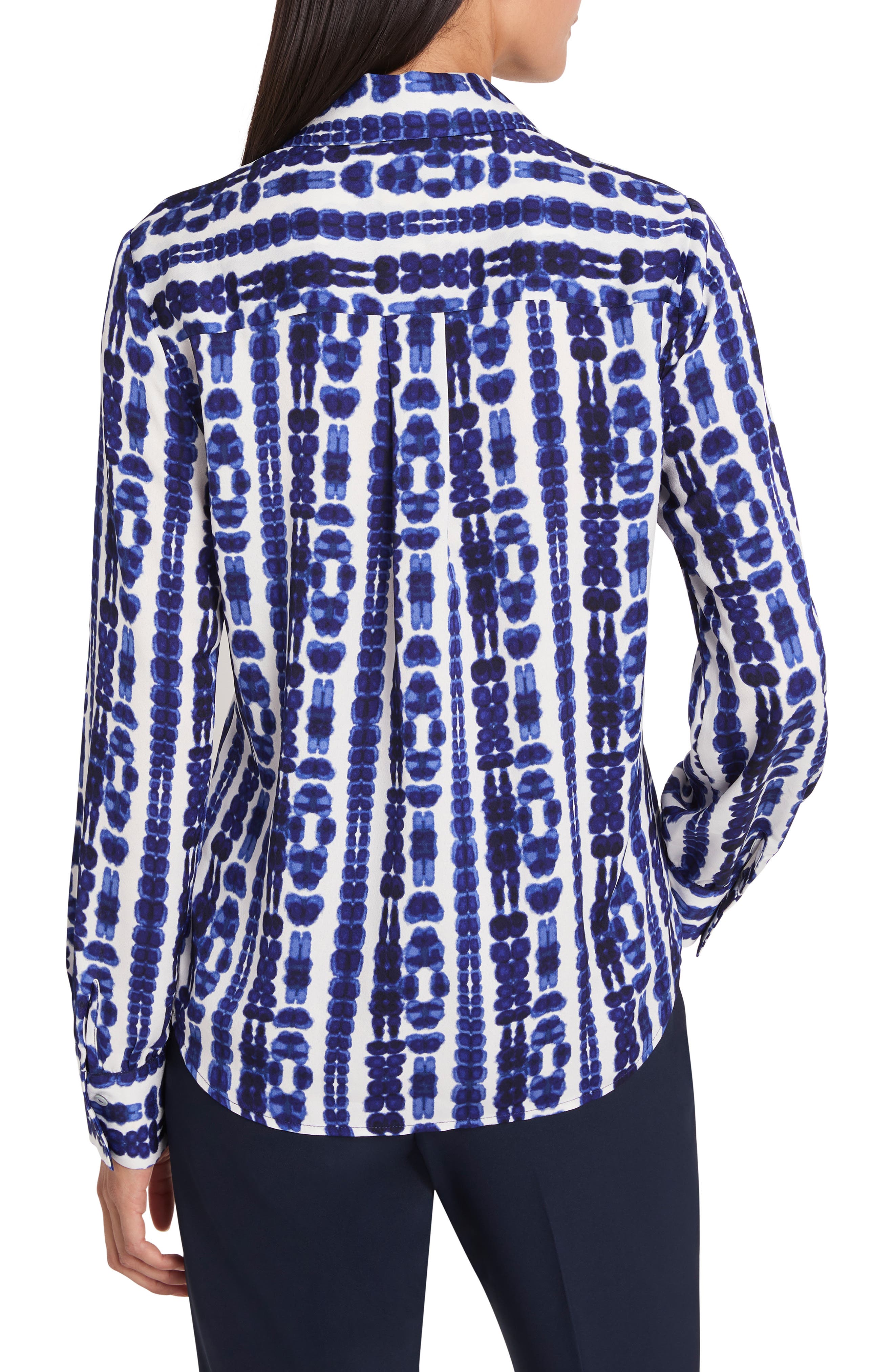 Shibori Stripe Pullover Top - image 2