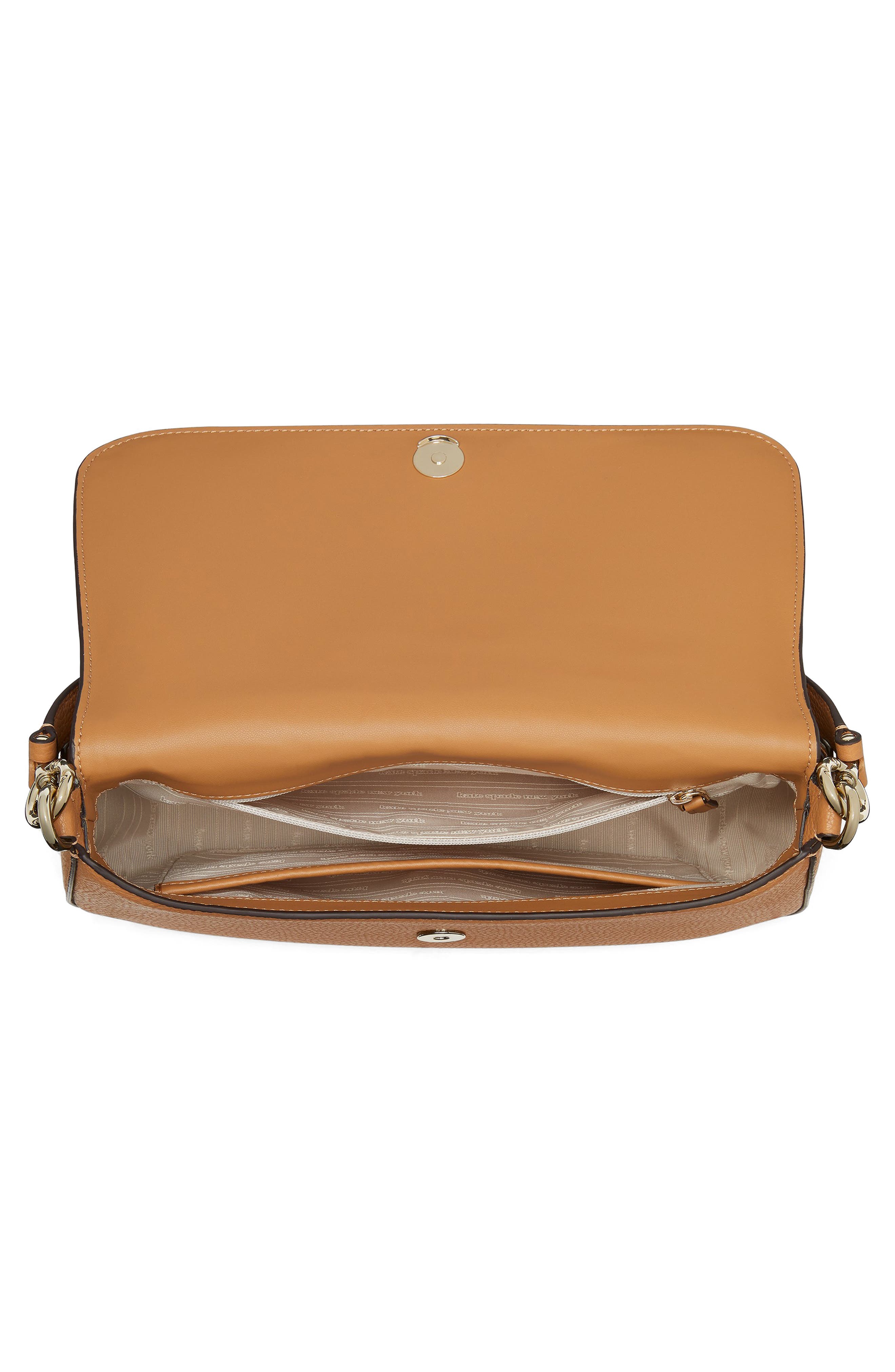 Kate Spade New York hudson pebble leather shoulder bag, Alternate, color, Bungalow