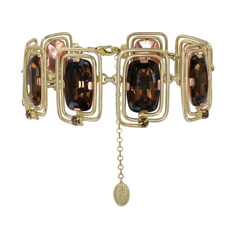 To The Max Cushion-Cut Crystal Choker Necklace