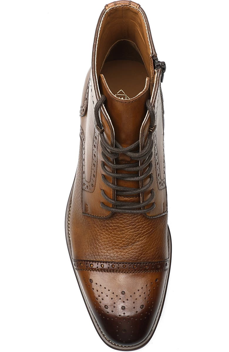 La Milano Jaxon II Cap Toe Boot, Alternate, color, Cognac