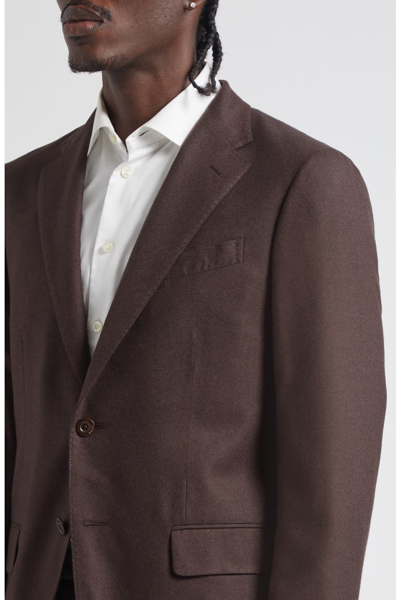 B-Line Virgin Wool Suit, Alternate, color, BROWN