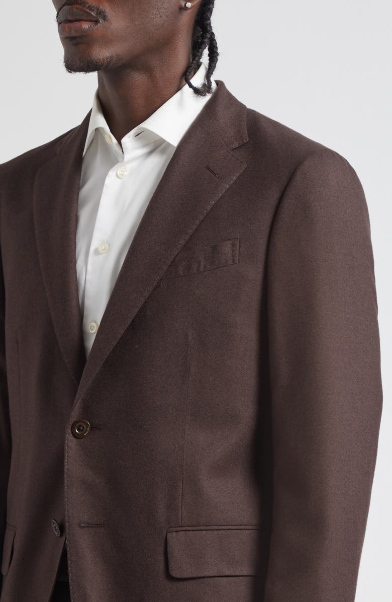 Boglioli B-Line Virgin Wool Suit, Alternate, color, Brown