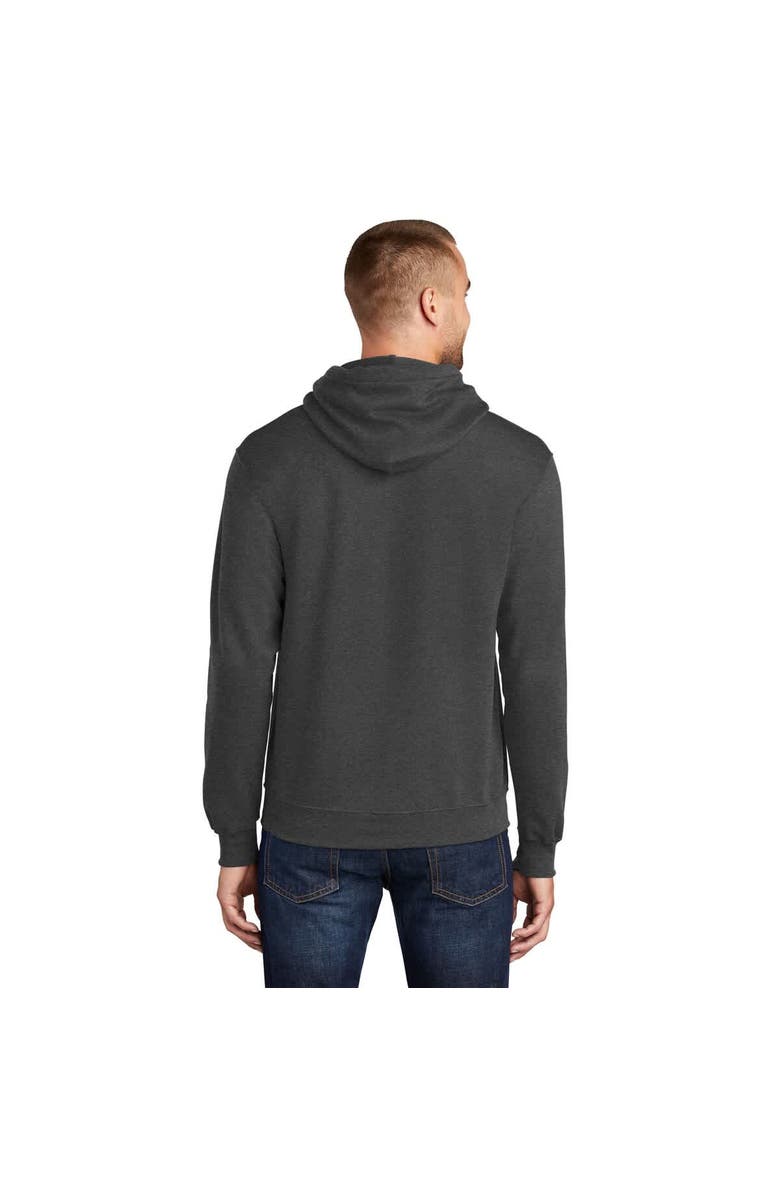 STARTER Men's Starter Charcoal Chicago Bears Arch Over Logo Pullover Hoodie, Alternate, color, Charcoal