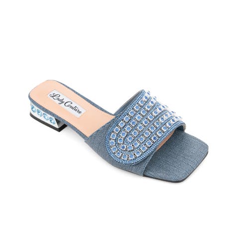 Clear Rhinestone Slingback Sandal
