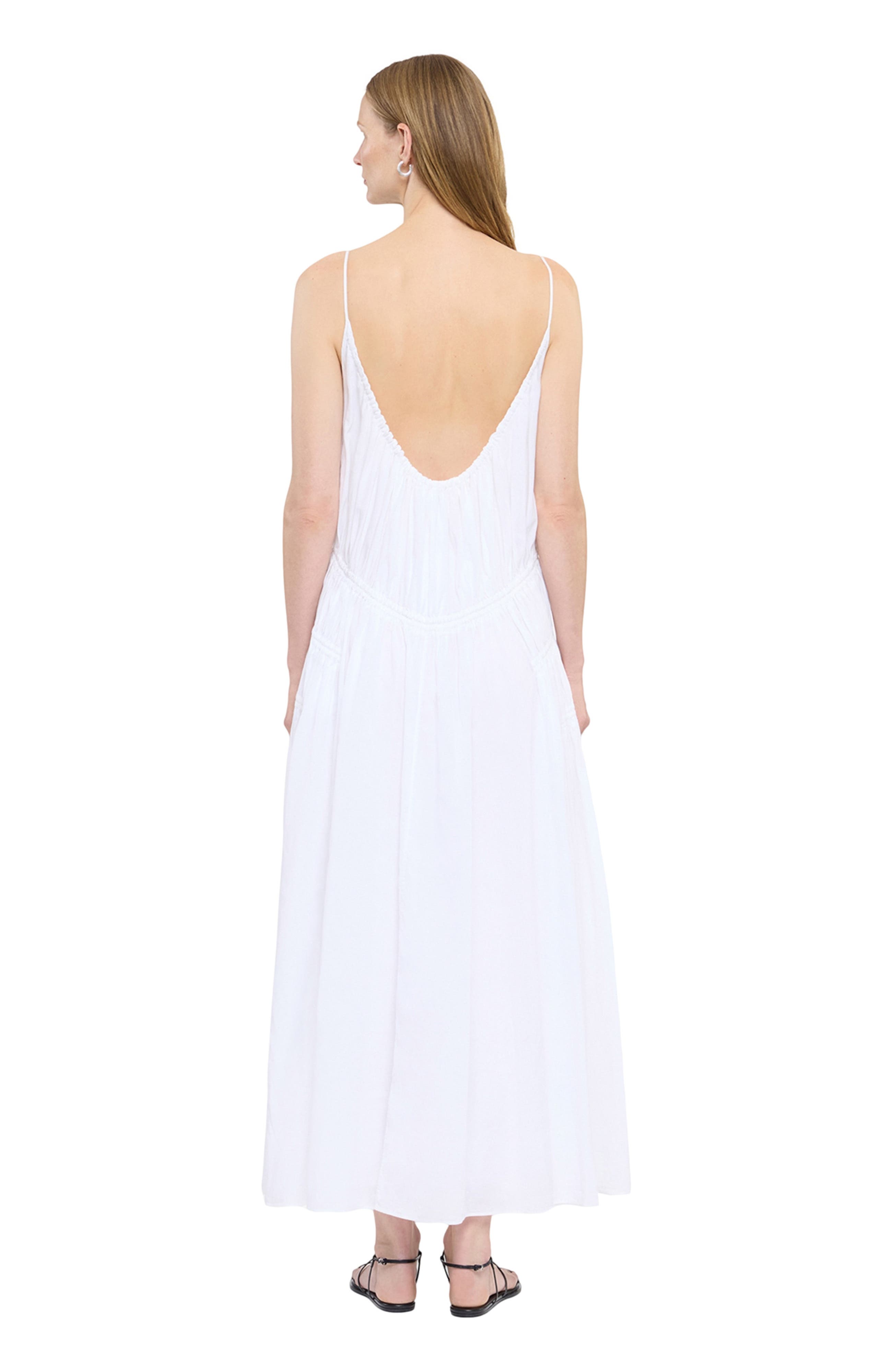 Gathered Scoop Back Dress - image 2