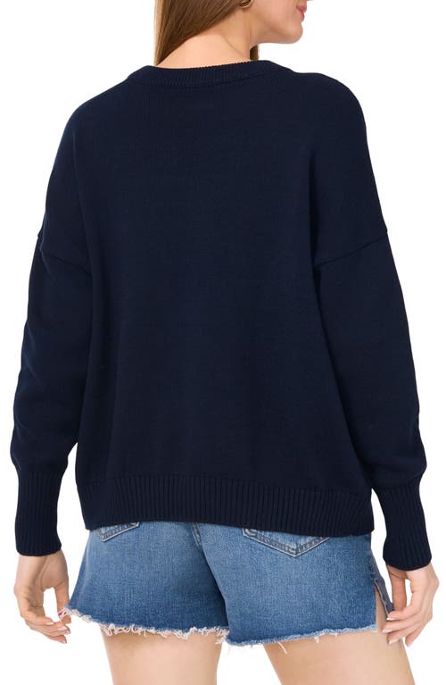 Vince Camuto Flag Graphic Sweater