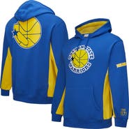 Mitchell & Ness Men's Mitchell & Ness Royal Golden State Warriors Hardwood Classics Team Origins Fleece Pullover Hoodie