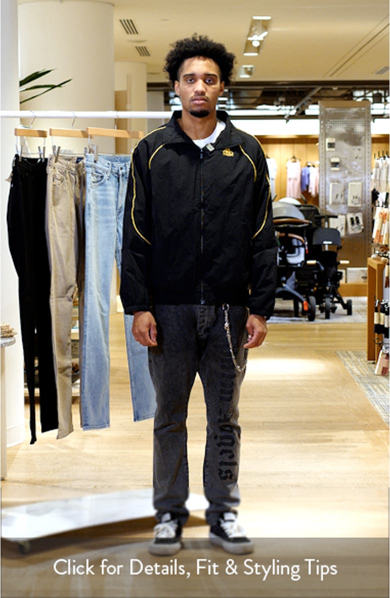 222 Banda Nuncio Oversize Woven Nylon Track Jacket, sales video thumbnail