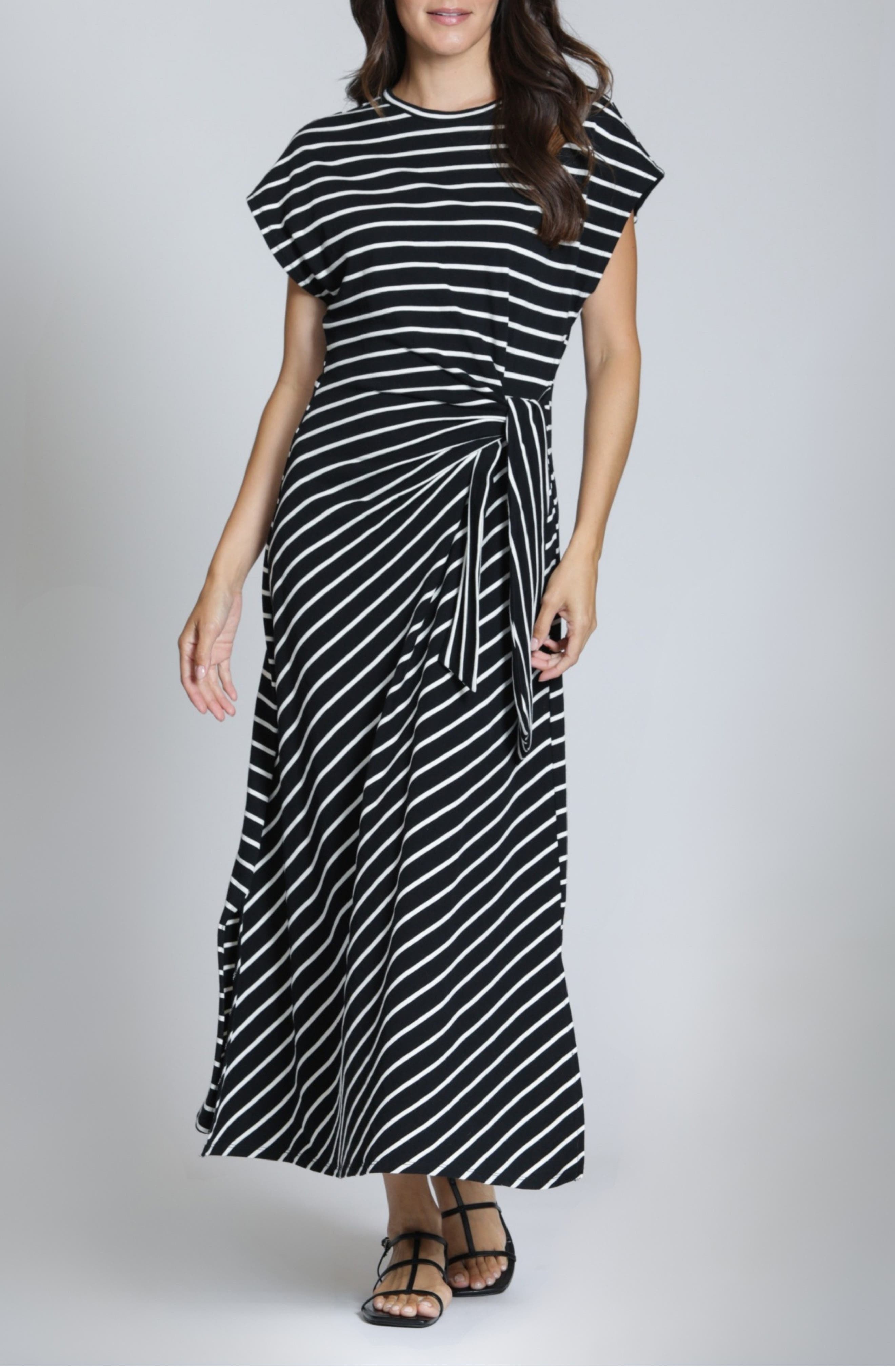 Stripe Maxi Dress
