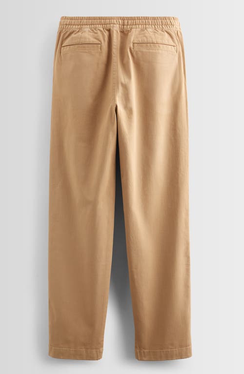 Nordstrom Kids' Relaxed Stretch Cotton Chinos In Brown