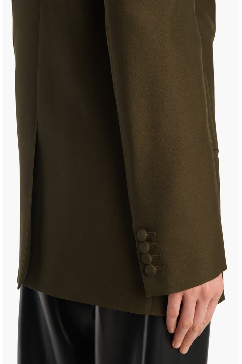 Armair Wool & Silk Jacket, Alternate, color, DARK OLIVE