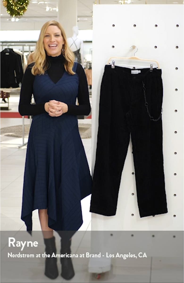 Wide Leg Corduroy Trousers, sales video thumbnail