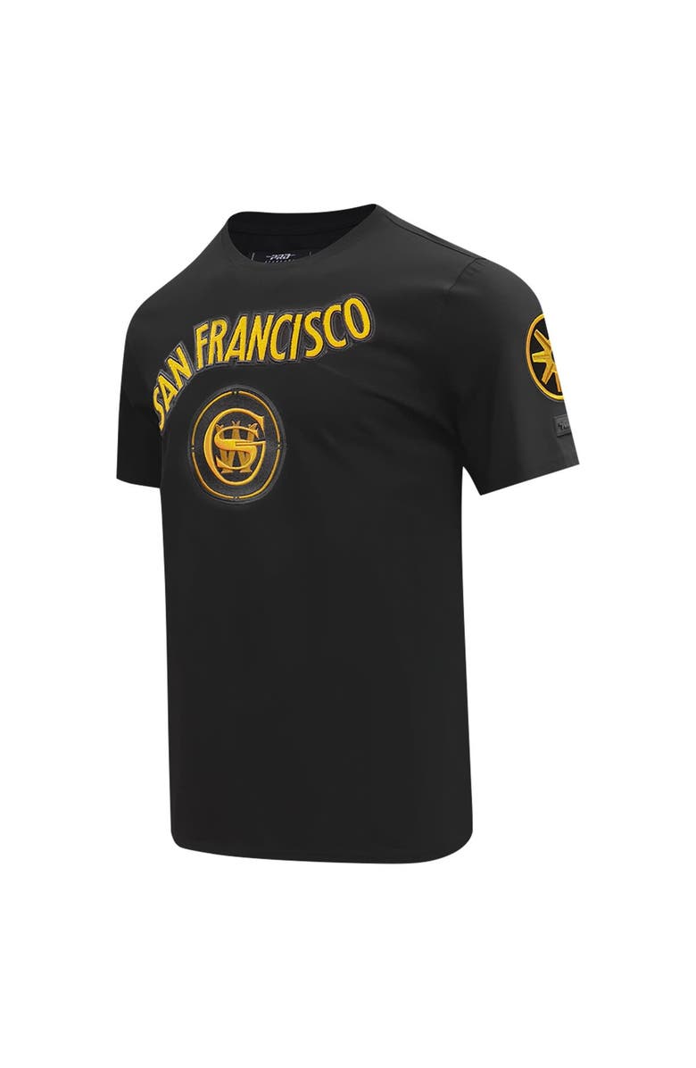 PRO STANDARD Men's Pro Standard Black Golden State Warriors T-Shirt, Alternate, color, Black