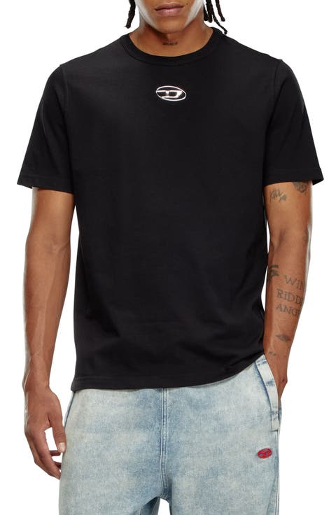 Metallic Oval D Logo T-Shirt