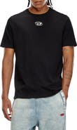 DIESEL® Metallic Oval D Logo T-Shirt