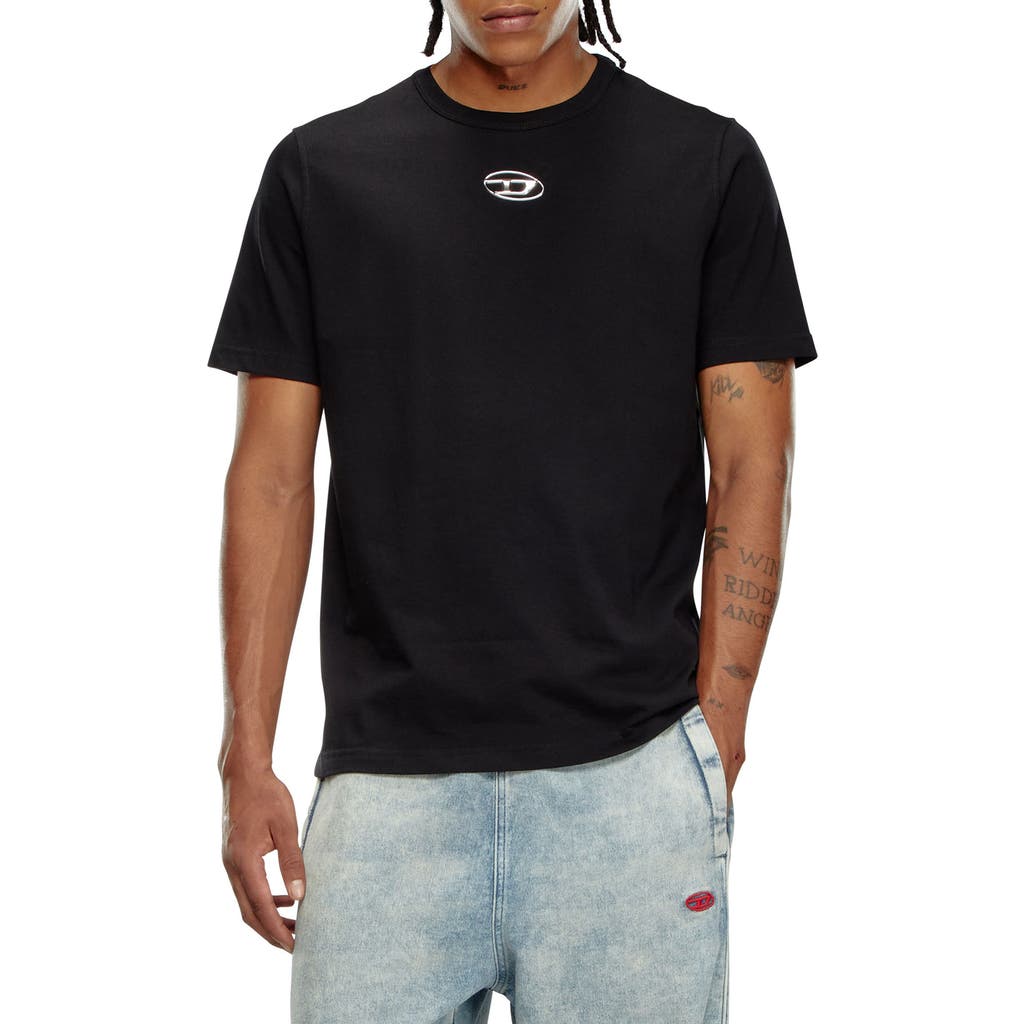 Diesel ® Metallic Oval D Logo T-shirt