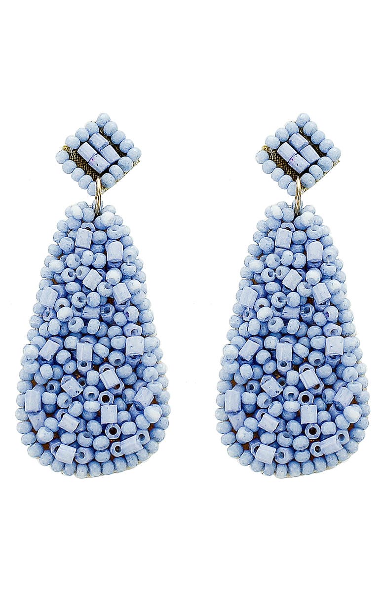 Panacea Seed Bead Drop Earrings, Main, color, 