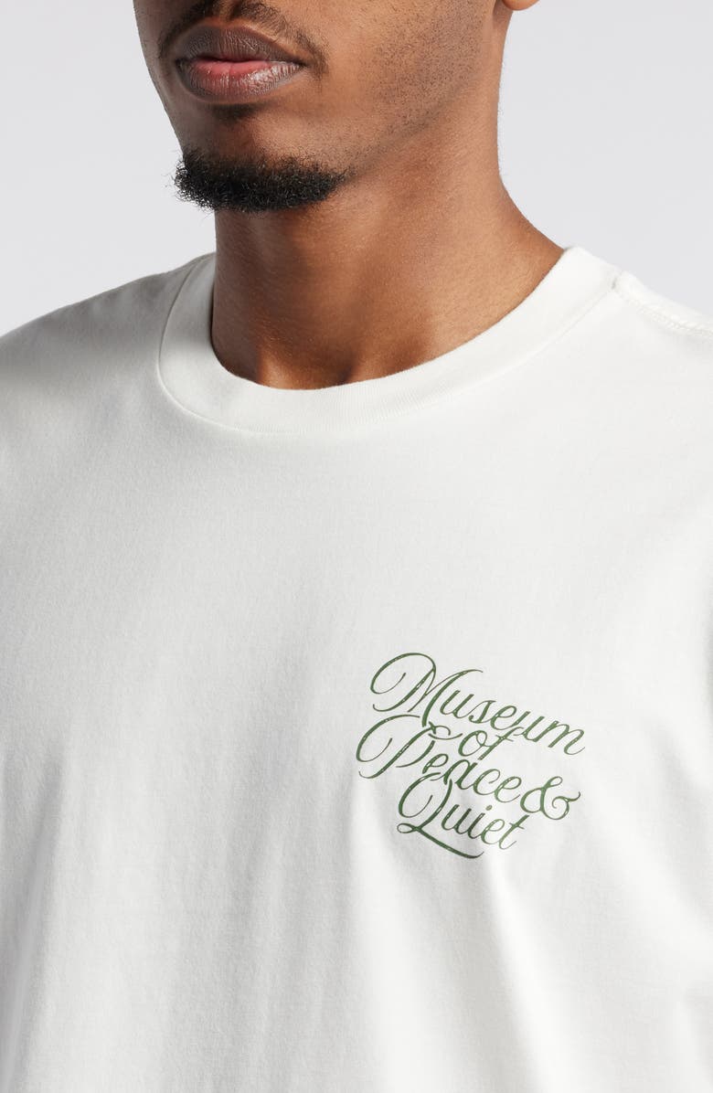 Museum of Peace & Quiet Scribe Logo Graphic T-Shirt, Alternate, color, 