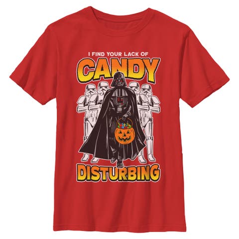 Boys Star Wars Lack Of Candy Disturbing T Shirt