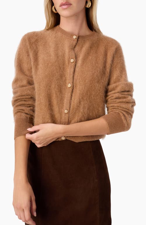 Cami Nyc Dorian Cashmere Cardigan In Brown