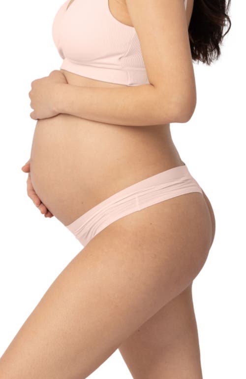 Kindred Bravely Grow With Me Maternity & Postpartum Thong In Pink