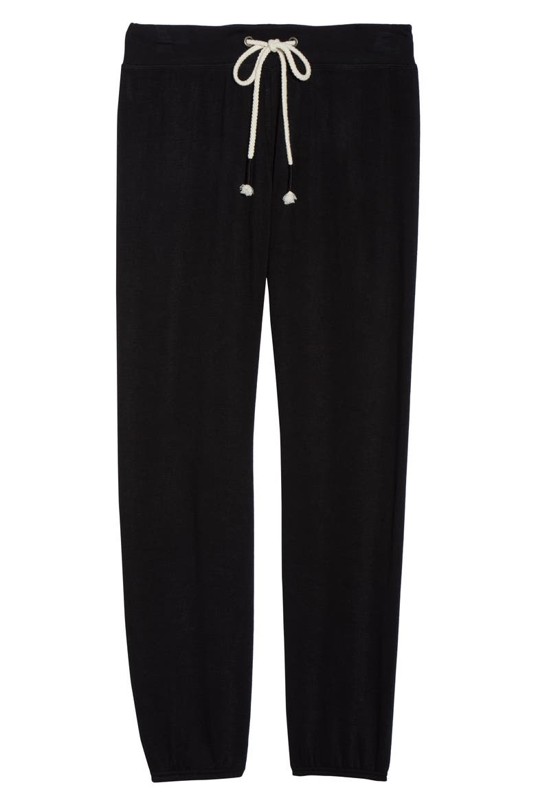 Dreamy Fleece Jogger Pants, Alternate, color, BLACK