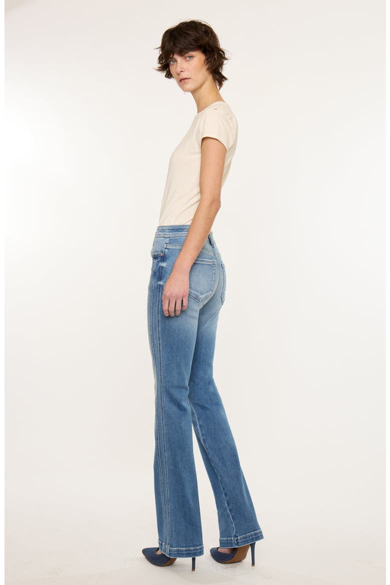 Abigail Mid Rise Bootcut Stretch Jeans, Alternate, color, Medium Dark