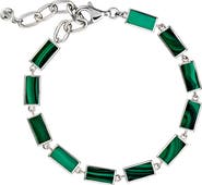 Jan Leslie Dash Rectangle Link Bracelet