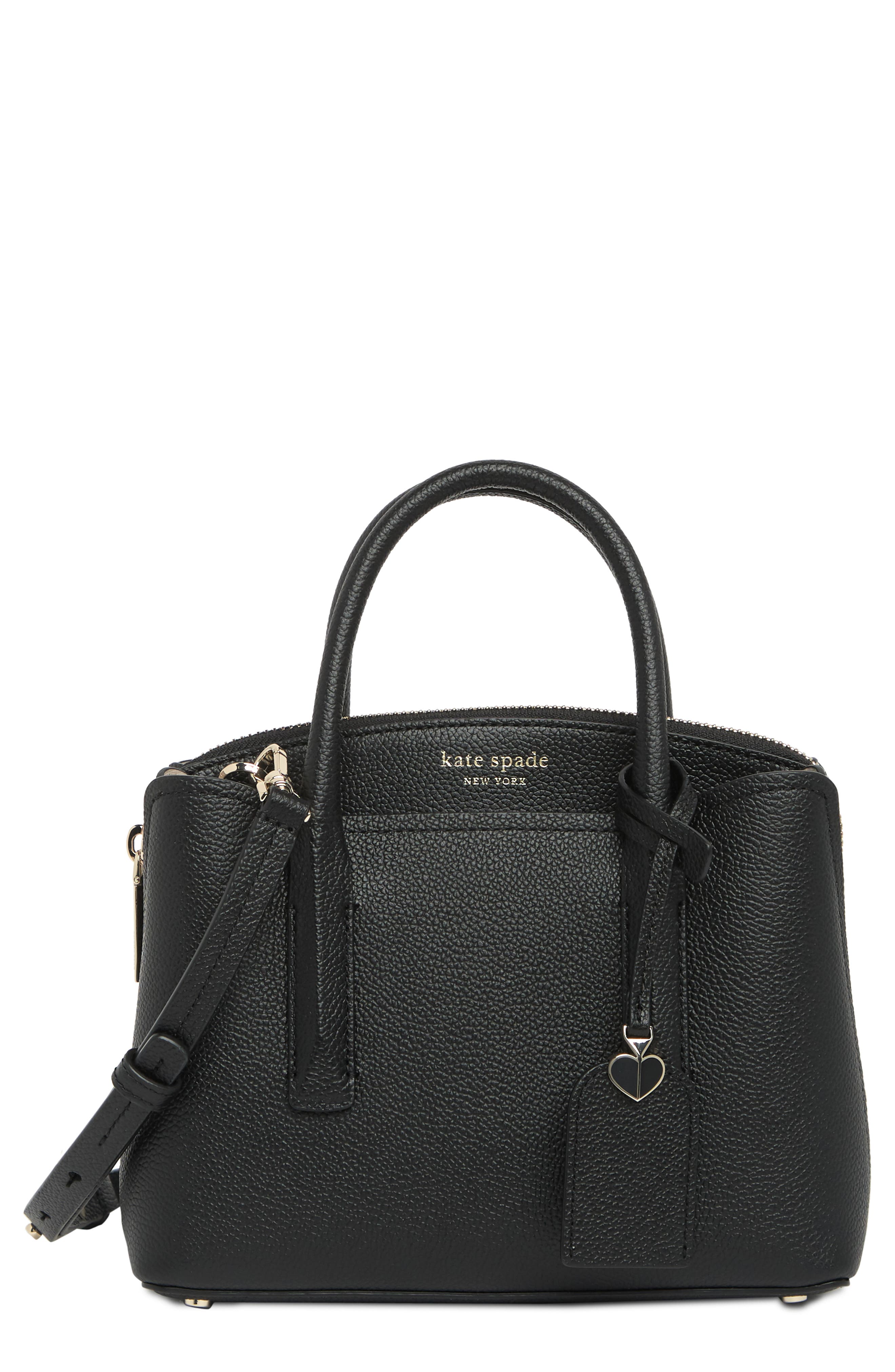 Kate Spade New York mini margaux leather satchel, Main, color, 