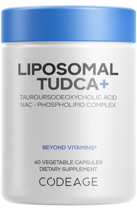 Liposomal TUDCA+ 600mg, NAC N-Acetyl-L-Cysteine, Liposomal Delivery,