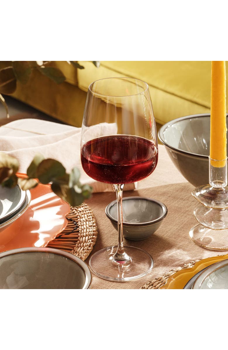 Zsa Zsa Zsu Poznan Glass White Wine Glass 16 Oz. Transparent Set Of 6, Alternate, color, Clear