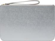 Mansur Gavriel Metallic Leather Clutch
