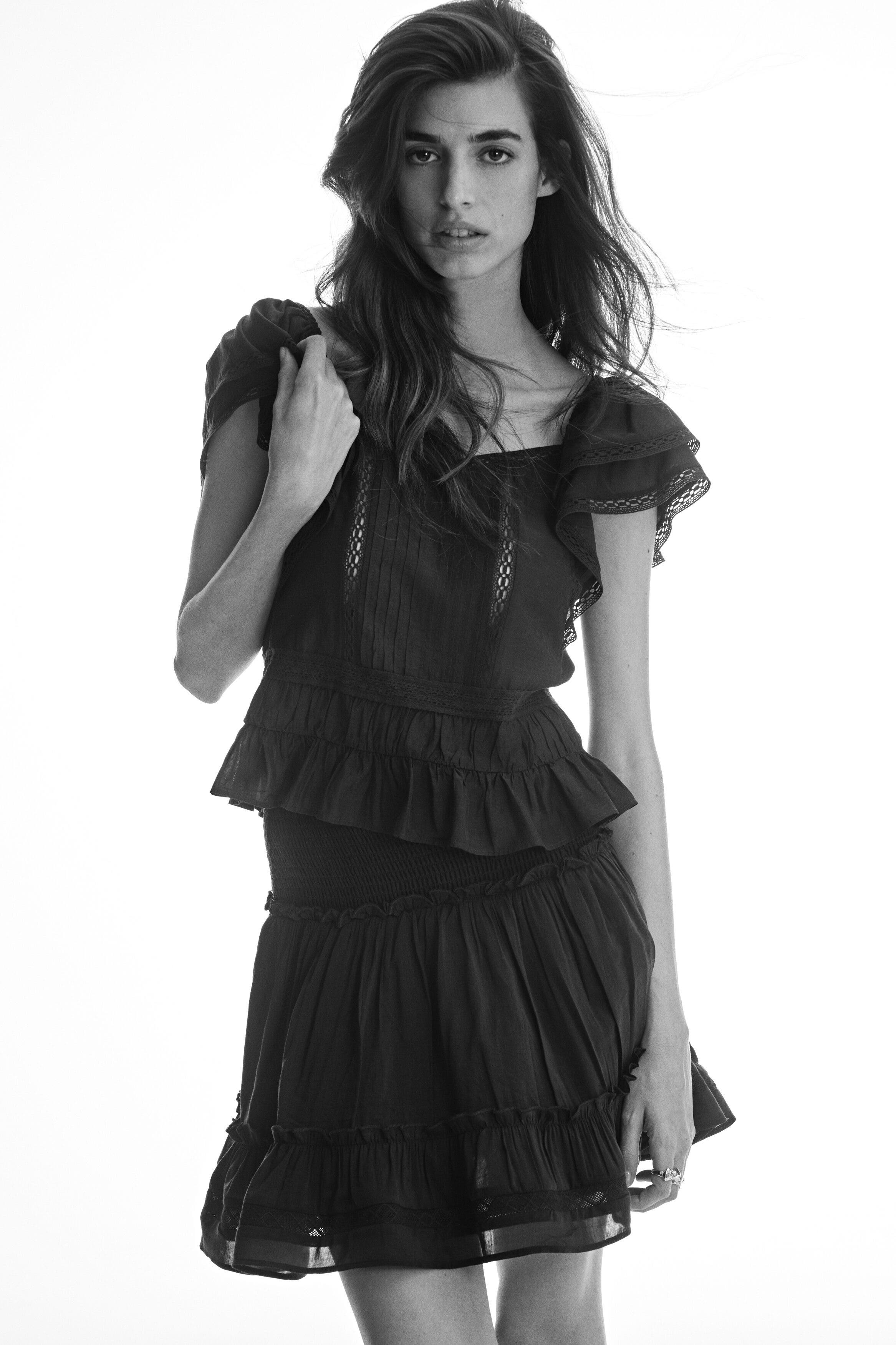 Tiered Viscose-blend Skirt - image 2