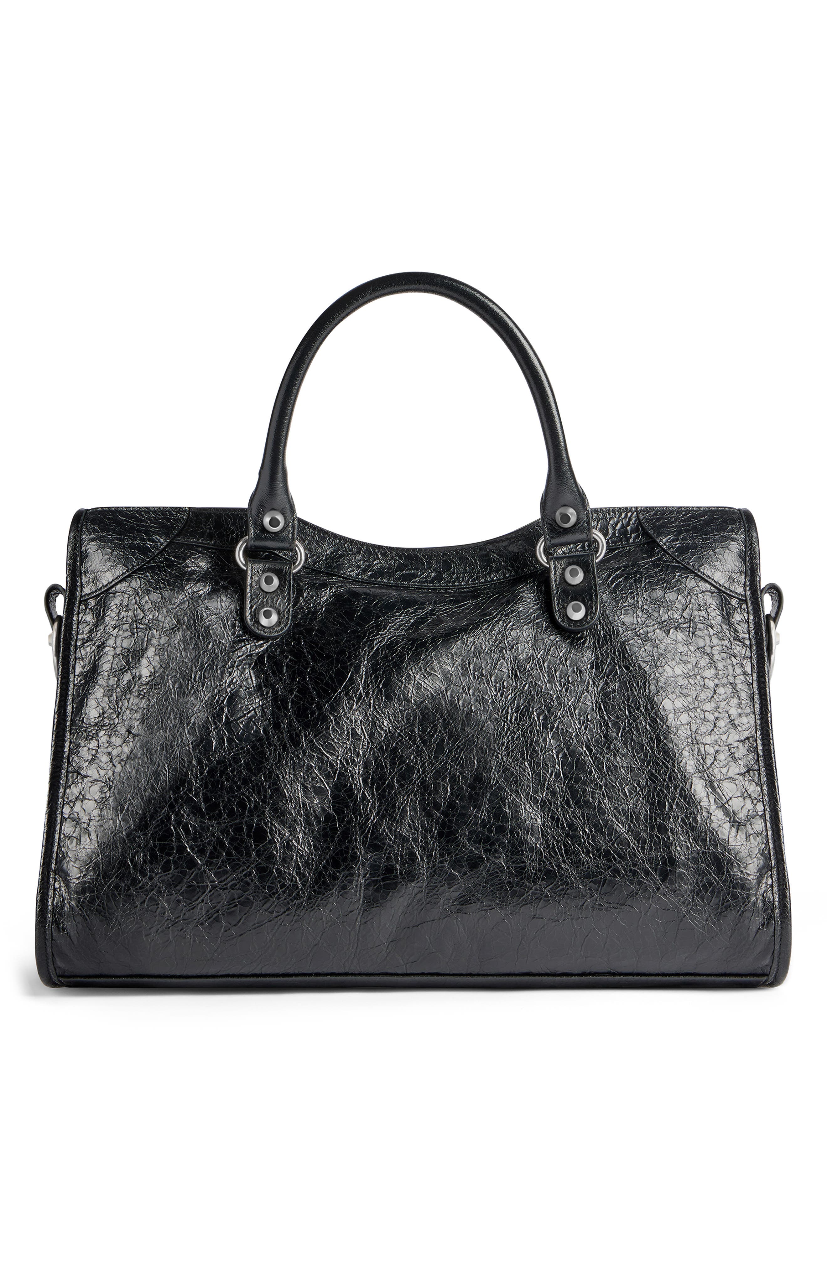 Balenciaga Medium Le City Leather Handbag, Alternate, color, 
