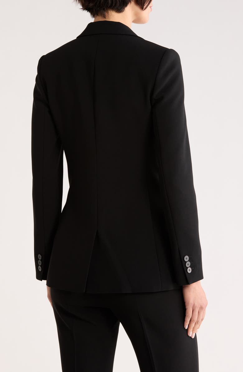 Theory Staple Crepe Blazer, Alternate, color, Black