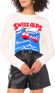 Vince Camuto Les Alpes Crewneck Sweater