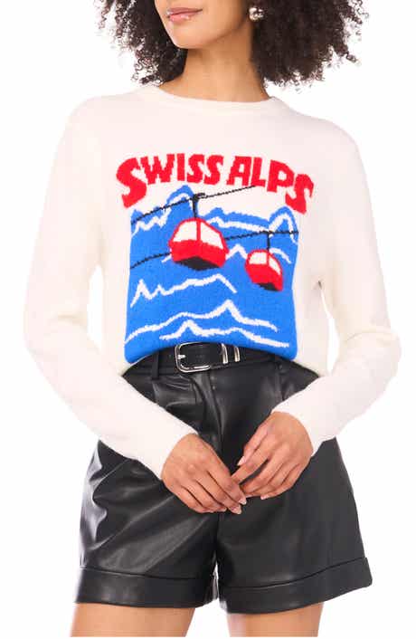 Vince Camuto Les Alpes Crewneck Sweater
