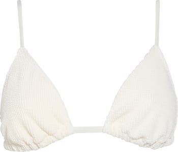 Marshmallow Triangle Bikini Top