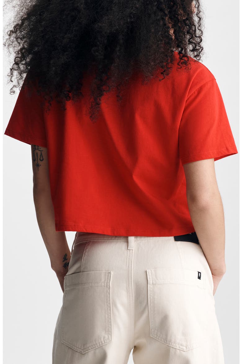 Logo Cotton Graphic T-Shirt, Alternate, color, GOJI BERRY