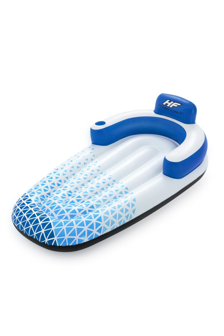 Indigo Wave Pool Lounge Float, 72 Inches, Main, color, Blue