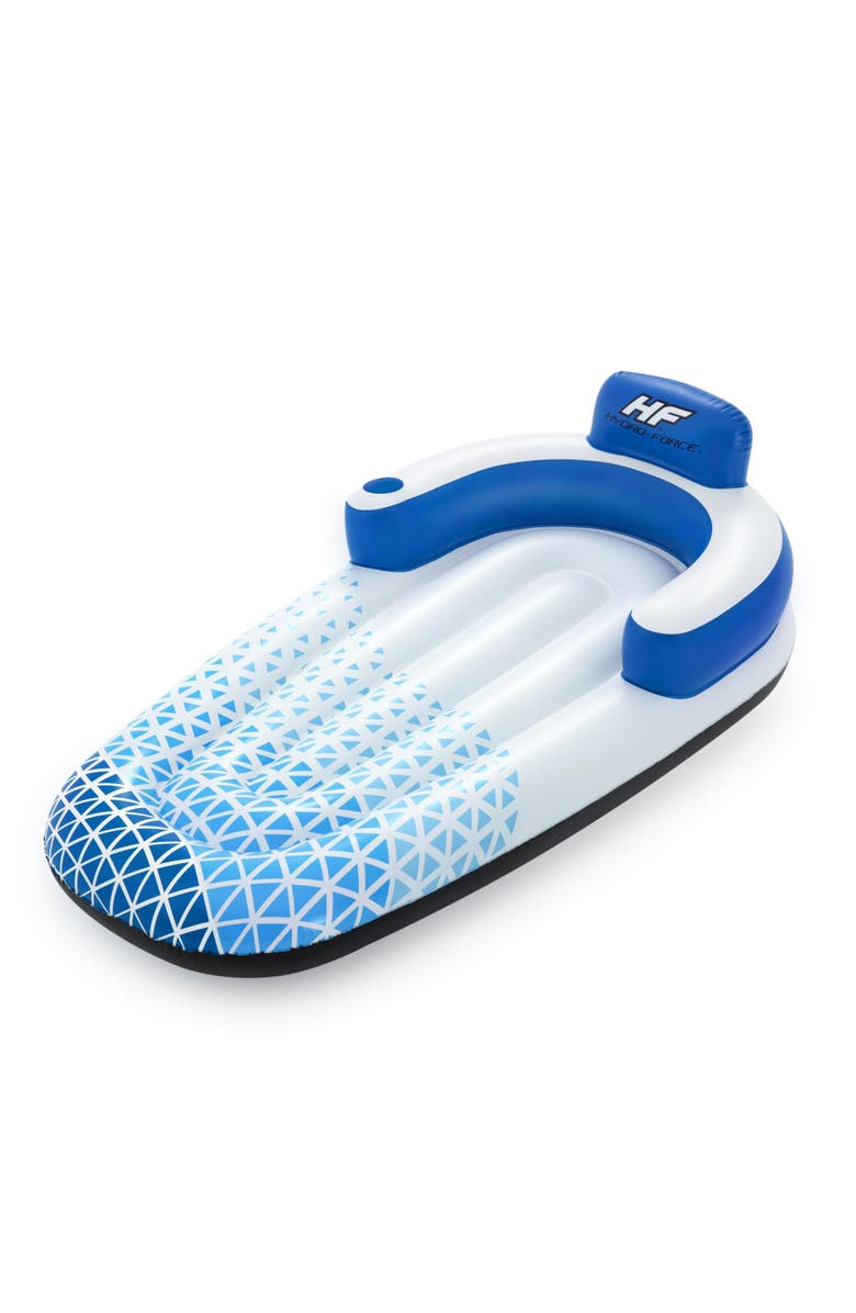 Hydro Force Indigo Wave Pool Lounge Float, 72 Inches, Main, color, Blue