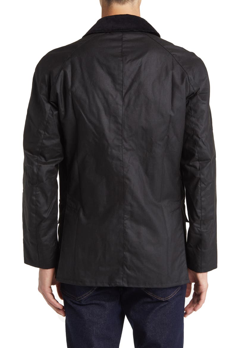 Ashby Waxed Cotton Jacket, Alternate, color, BLACK/CLASSIC